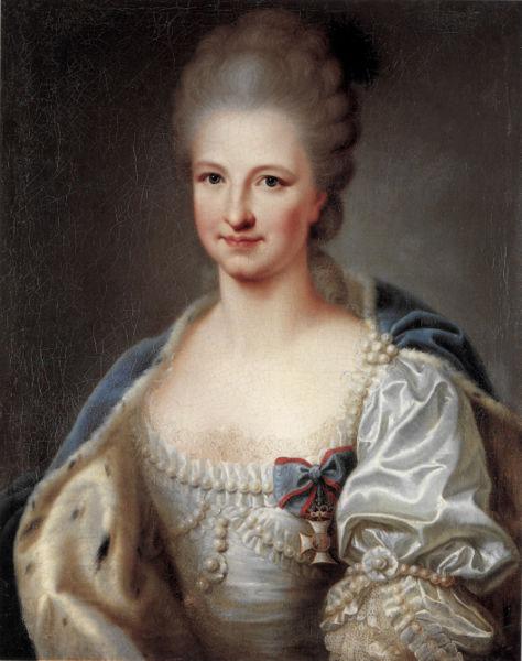 unknow artist Portrait of Amalie of Zweibrucken-Birkenfeld